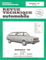 Revue Technique Renault 20 L, TL et GTL