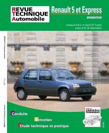 Revue Technique Renault 5 et Express essence
