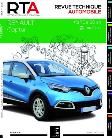 Revue Technique Renault Captur I phase 1