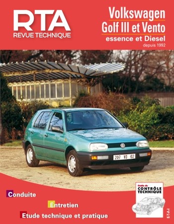 Revue Technique Volswagen Golf III et Vento